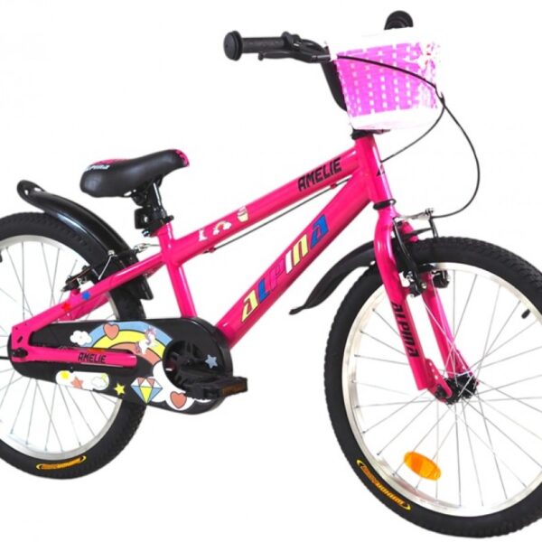 Ποδήλατο παιδικό Alpina 20'' Amelie ροζ με βοηθητικές και v-brake