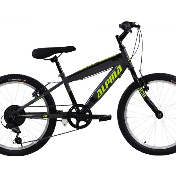 Ποδήλατο Alpina MTB 20''x11 7ταχ. S ανθρακί/πράσινο